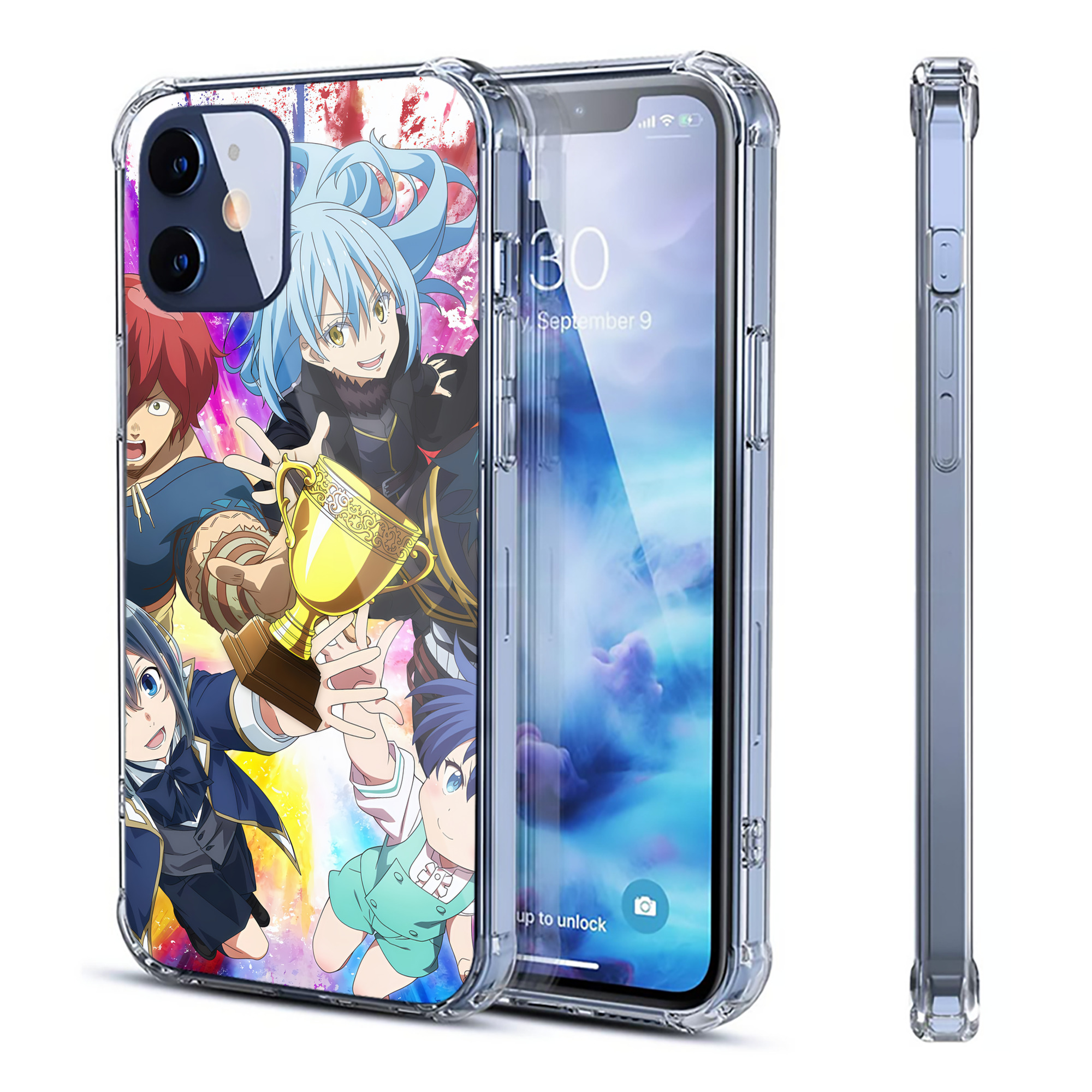 （画像用） 転スラ Regarding Reincarnated to Slime 【iPhone 12シリーズ対応】透明スマホケース（クリアソフトケース）
